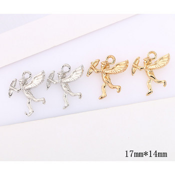 5τμχ Angel Cupid Lovely Earrings Charms Alloy Findings Diy βραχιόλι Κολιέ Κρεμαστό κόσμημα Αξεσουάρ κατασκευής C227