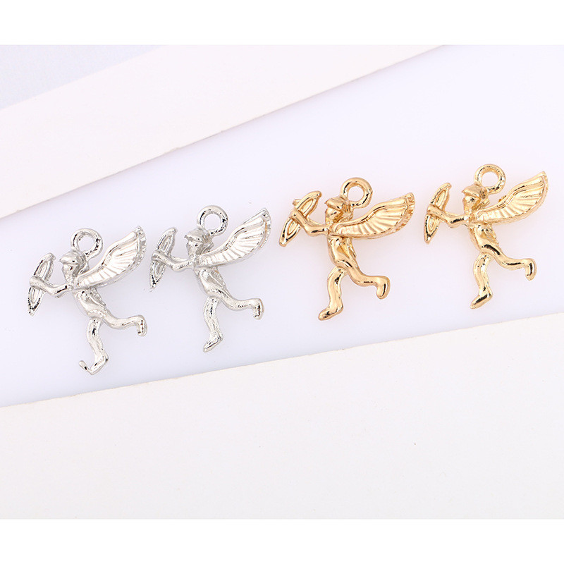 5 buc. Înger Cupidon cercei minunați Brelocuri din aliaj, brățară, colier, pandantiv, accesoriu pentru fabricarea de bijuterii C227