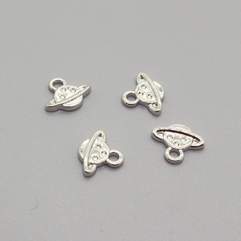 10 τμχ/παρτίδα Cute Mini Small Planet Earring Alloy Charms Σκουλαρίκια DIY Kawaii Σκουλαρίκια Βραχιόλι Κολιέ Μενταγιόν Αξεσουάρ για κοσμήματα