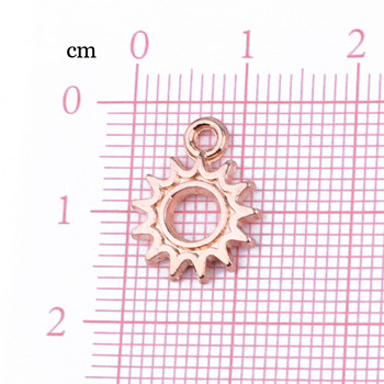 20 τμχ Fashion Golden Hollow Sun Earring Alloy Charms DIY Small Eardrop βραχιόλι Punk κοσμήματα Μάρκα