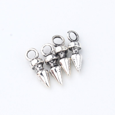 10 бр. Пънк древна конусна обеца Чар Находки от сплав Тибетски обеци Гривна Висулка Направете бижута Аксесоари