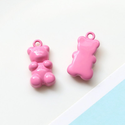 2 buc 11x20mm INS Pictura Urs Brelocuri din metal Diy Moda Simplă Cercei Brățară Pandantive Conector Bijuterii Accesorii