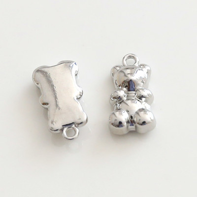 2 buc 11x20mm INS Pictura Urs Brelocuri din metal Diy Moda Simplă Cercei Brățară Pandantive Conector Bijuterii Accesorii