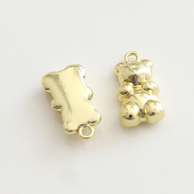 2 buc 11x20mm INS Pictura Urs Brelocuri din metal Diy Moda Simplă Cercei Brățară Pandantive Conector Bijuterii Accesorii