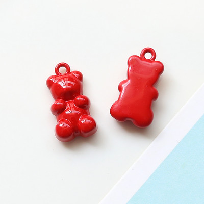 2 buc 11x20mm INS Pictura Urs Brelocuri din metal Diy Moda Simplă Cercei Brățară Pandantive Conector Bijuterii Accesorii