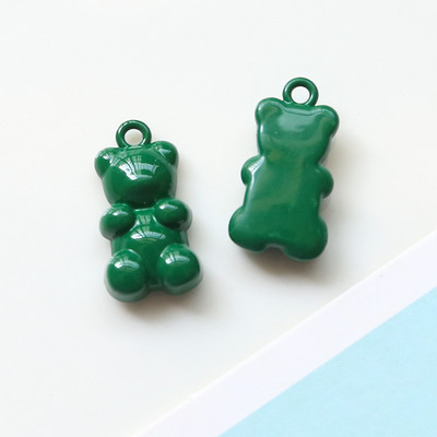 2 buc 11x20mm INS Pictura Urs Brelocuri din metal Diy Moda Simplă Cercei Brățară Pandantive Conector Bijuterii Accesorii