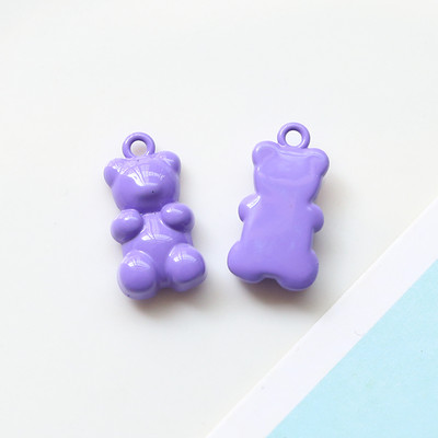 2 buc 11x20mm INS Pictura Urs Brelocuri din metal Diy Moda Simplă Cercei Brățară Pandantive Conector Bijuterii Accesorii