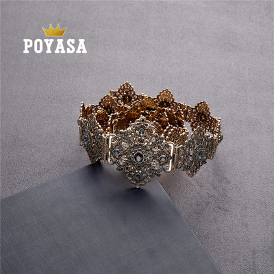 Caftan marocan șic pentru nuntă, curea metalică de culoare auriu și argintiu, pentru curea de lux pentru femei, lanț de curele cu lungime reglabilă