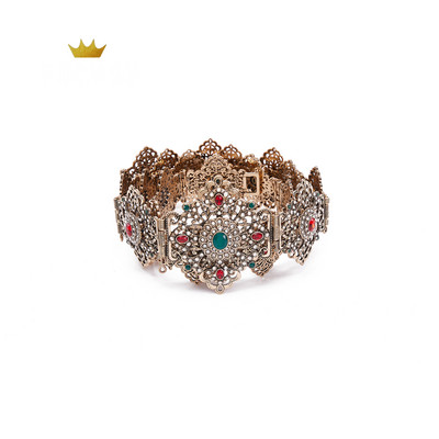 Caftan marocan șic pentru nuntă, curea metalică de culoare auriu și argintiu, pentru curea de lux pentru femei, lanț de curele cu lungime reglabilă