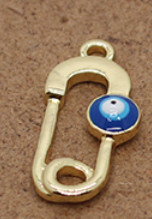 5 buc Hollow Moon Heart Love Evil Eye Charms cheie simplă stea Fatima brățară de mână colier pandantiv accesoriu bijuterii DIY