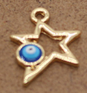 5 buc Hollow Moon Heart Love Evil Eye Charms cheie simplă stea Fatima brățară de mână colier pandantiv accesoriu bijuterii DIY