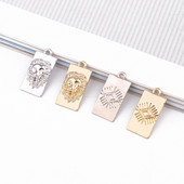 5 bucăți 10*20mm metal ochi de soare leu aliaj farmece pentru bricolaj pandantiv descoperiri cercei punk colier brățară farmec accesoriu C520