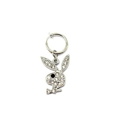 1 buc Inel pentru buric fals cu fluture Clip de piercing pentru buric fals pe ombilical Clip de cercei pentru cartilaj fals pentru buric