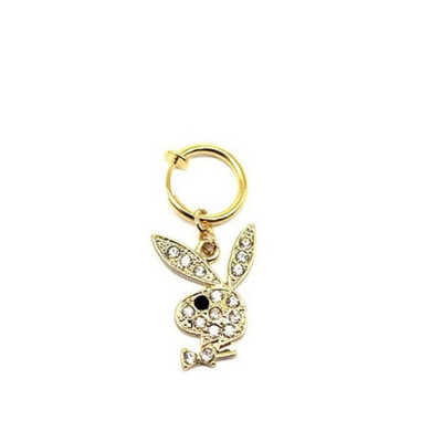 1 buc Inel pentru buric fals cu fluture Clip de piercing pentru buric fals pe ombilical Clip de cercei pentru cartilaj fals pentru buric