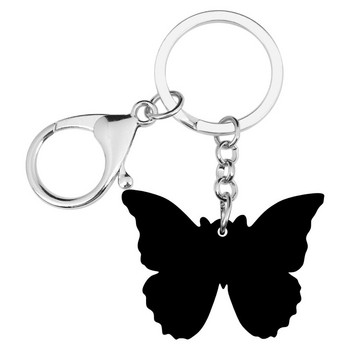 NEWEI Ακρυλικό Morpho Butterfly Μπρελόκ Τσάντα Χεριού Ζώου Αυτοκινήτου Μπρελόκ Μπρελόκ για Γυναίκες Κορίτσια Καλοκαιρινό καινοτόμο Δώρο Κοσμήματα