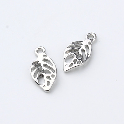 10 buc. Cercei cu picătură de frunze goale de epocă Breloc din aliaj Colier mic simplu, brăţară, pandantiv, accesoriu, bijuterii lucrate manual.