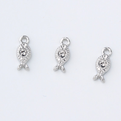 10 vnt mažų drugelių žuvies kriauklių auskarai iš lydinio pakabukai Mini mieli auskarai auskarai apyrankės jungtis pakabukas papuošalų radiniai