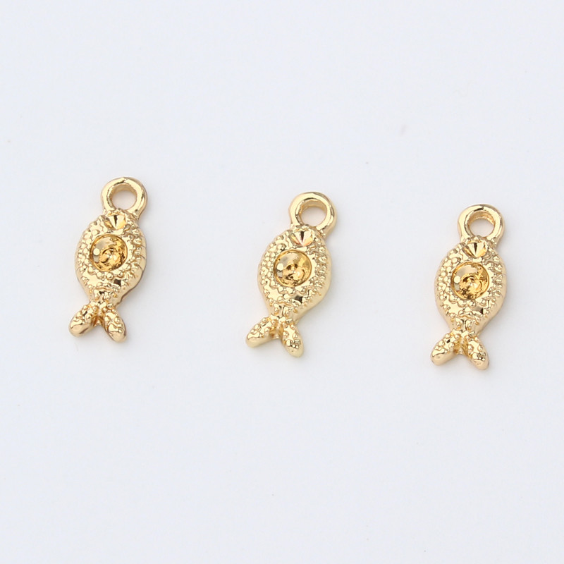 10 vnt mažų drugelių žuvies kriauklių auskarai iš lydinio pakabukai Mini mieli auskarai auskarai apyrankės jungtis pakabukas papuošalų radiniai