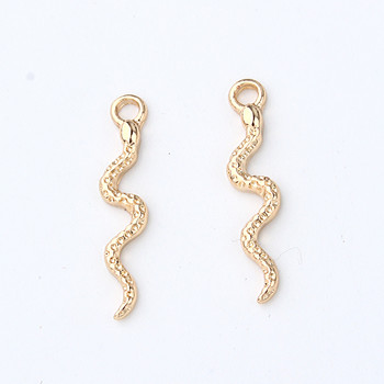 10 τμχ Punk Hippocampus Snake Earring Alloy Rhinestone Charms Small Earrings Βραχιόλι Connector Findings For Jewelry Make