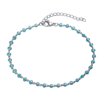 Noile glezne din oțel inoxidabil la modă, cadou pentru femei, lanț extensibil reglabil, bijuterii pentru picioare, accesorii pentru femei