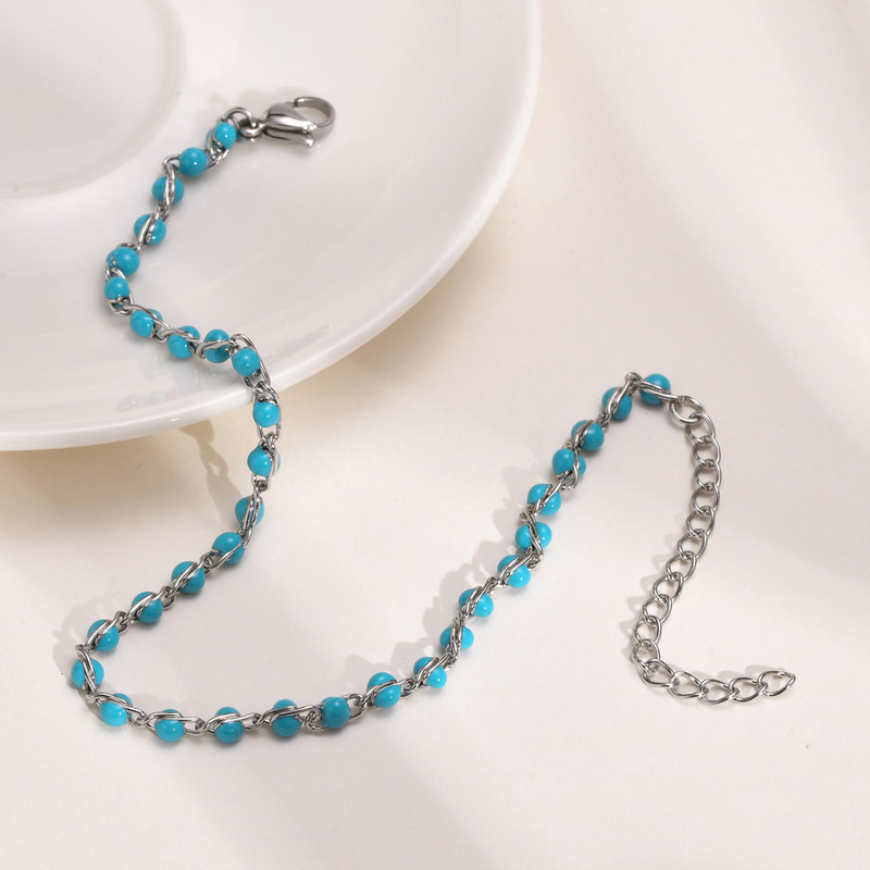 Noile glezne din oțel inoxidabil la modă, cadou pentru femei, lanț extensibil reglabil, bijuterii pentru picioare, accesorii pentru femei