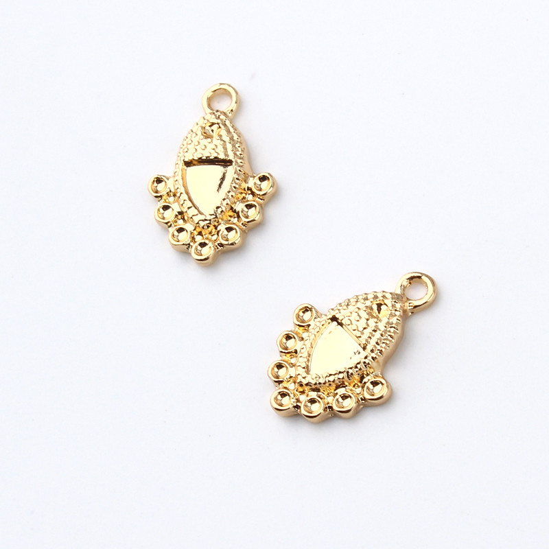 10 buc. Brelocuri pentru cercei cu ciucuri cu coadă clasică, accesorii pentru pandantiv din aliaj, cercei cu picătură în formă de evantai retro, brăţară, accesorii pentru bijuterii