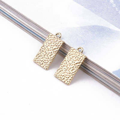 5 komada 10*18 mm novčić vodeni valoviti listovi metalne legure privjesci za naušnice nalazi DIY dodaci retro ogrlica privjesak nakit privjesak