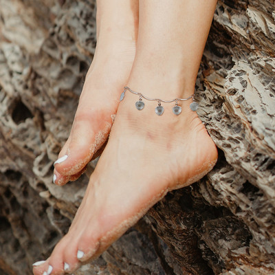 Brațe de gleznă cu lanț din oțel inoxidabil de culoare aurie pentru femei, 1/2/3 buc/set Bijuterii pentru picior desculț pentru plajă, lanț pentru picioare, gleznă, cadouri de vacanță