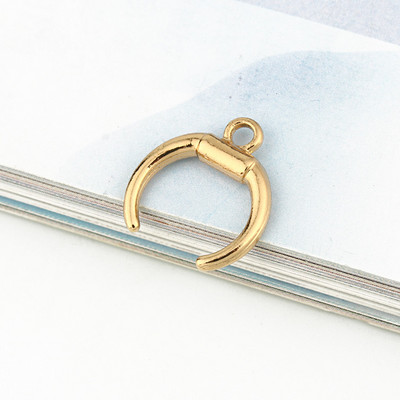 5 buc din aliaj de corn de taur cercei din metal brelocuri conector constatări bricolaj pandantiv se potrivește brățară colier bijuterii accesorii C197