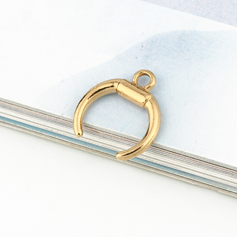 5 buc din aliaj de corn de taur cercei din metal brelocuri conector constatări bricolaj pandantiv se potrivește brățară colier bijuterii accesorii C197