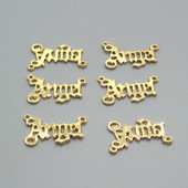 3 buc bricolaj aliaj cu litere de înger cercei brelocuri colier conectori descoperiri simple claviculă brăţară lanţ face bijuterii accesoriu