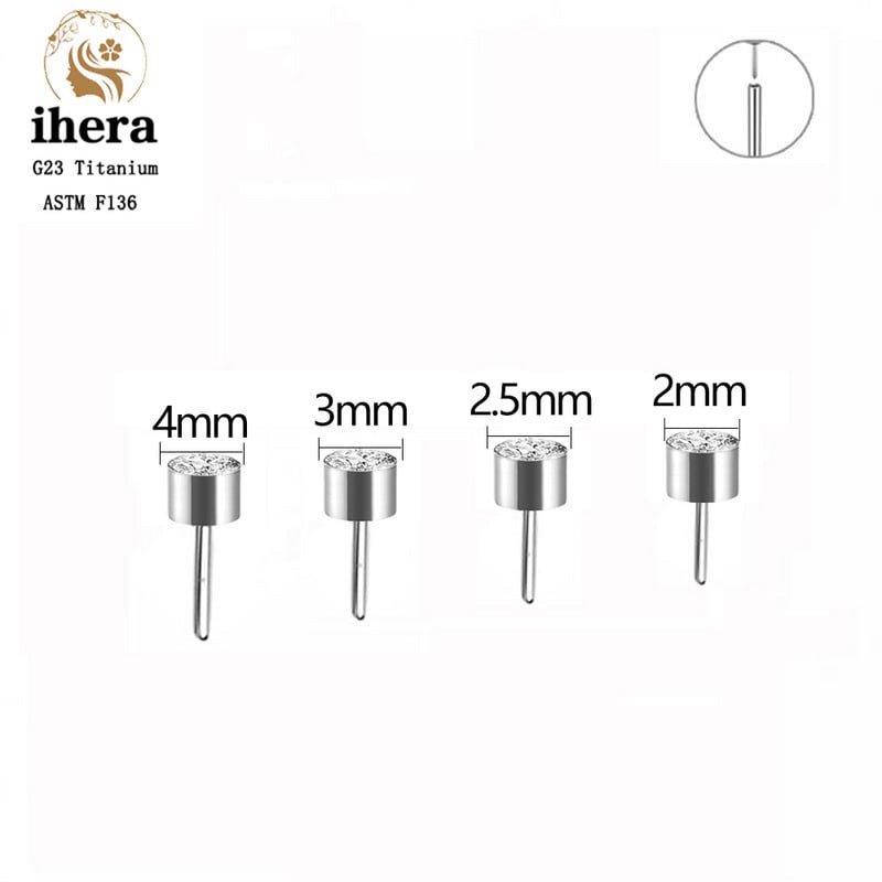 10 buc. 20/18/16G G23 titan auriu culoare labret buze stud inel nas ureche tragus helix cartilaj piercing cercei bijuterii pentru corp