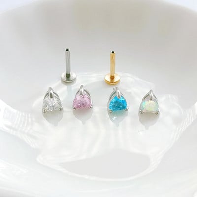 Zmija Pčela Leptir Cvijet Push in Labret Nit Threadless Usne Uho Hrskavice Conch Naušnice Unisex Body Piercing Nakit 16G 18G