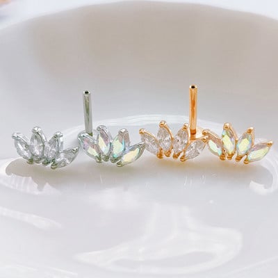 Zmija Pčela Leptir Cvijet Push in Labret Nit Threadless Usne Uho Hrskavice Conch Naušnice Unisex Body Piercing Nakit 16G 18G