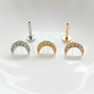 Zmija Pčela Leptir Cvijet Push in Labret Nit Threadless Usne Uho Hrskavice Conch Naušnice Unisex Body Piercing Nakit 16G 18G