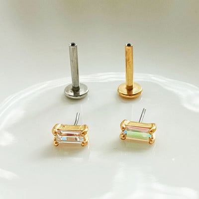 Zmija Pčela Leptir Cvijet Push in Labret Nit Threadless Usne Uho Hrskavice Conch Naušnice Unisex Body Piercing Nakit 16G 18G