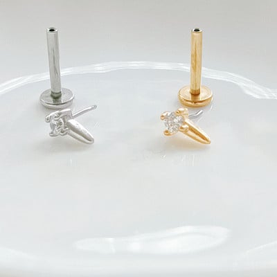 Zmija Pčela Leptir Cvijet Push in Labret Nit Threadless Usne Uho Hrskavice Conch Naušnice Unisex Body Piercing Nakit 16G 18G