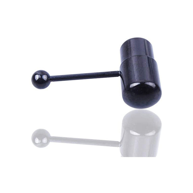 Inel vibrator pentru limbă Culori mixte Barbele drepte Piercing pentru corp Bijuterii Stud bară pentru limbă anodizat