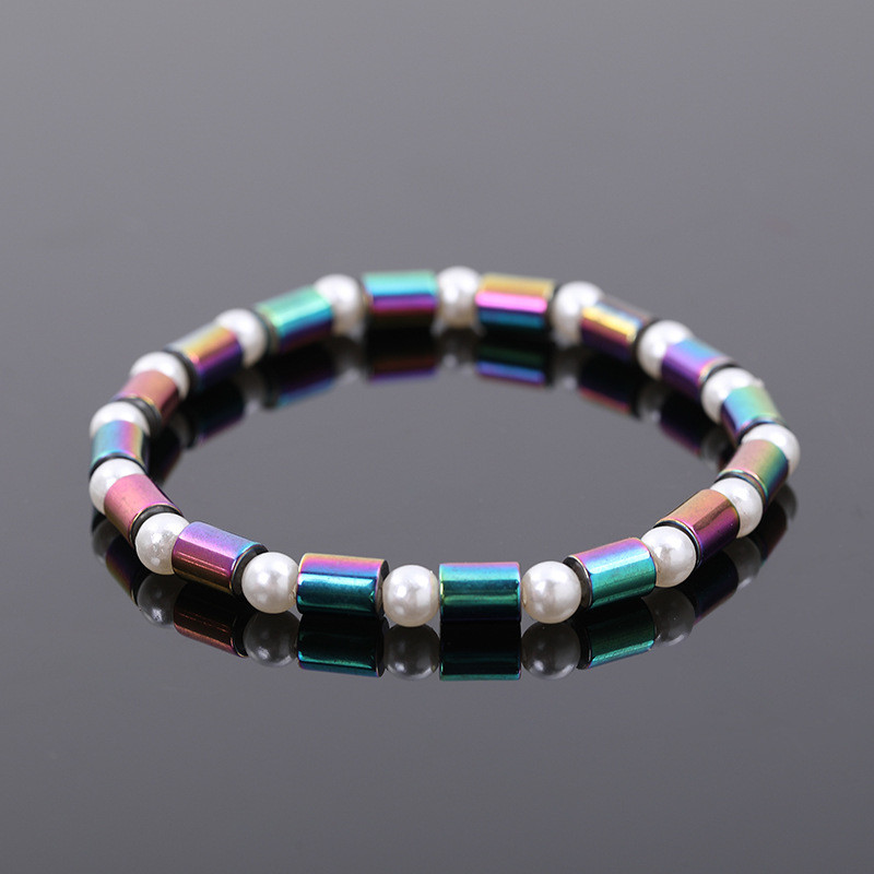 Kaalulangus Magnet jalavõrud Naistele Meestele Värvilised kivid Magnetteraapia Käevõrud Pahkluu Valu Leevendus Salendav Tervis Ehted