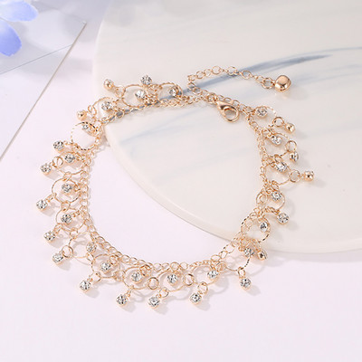 Foxanry New Fashion Beach Dance gleznă pentru femei fete design creativ ciucuri de cristal accesorii de bijuterii elegante de petrecere de vacanță