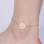 Skyrim Viking Arborele vieții Charm gleznă pentru femeie fete din oțel inoxidabil nedecolorat plajă picior gleznă brățară bijuterii cadou