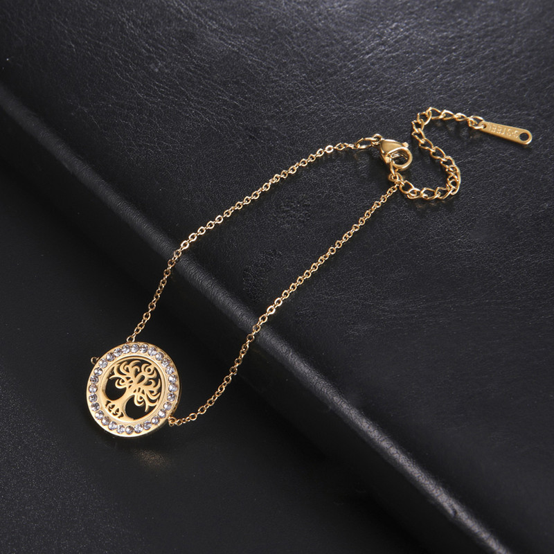 Skyrim Viking Arborele vieții Charm gleznă pentru femeie fete din oțel inoxidabil nedecolorat plajă picior gleznă brățară bijuterii cadou