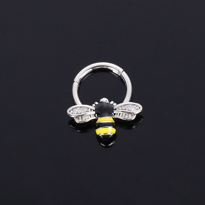 Inel piercing nas Inel piercing septum naz Otel titan albina Nariz Piercing ureche Cartilage Tragus Goth Piercing Nez Cuff
