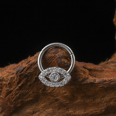 Inel piercing nas Inel piercing septum naz Otel titan albina Nariz Piercing ureche Cartilage Tragus Goth Piercing Nez Cuff