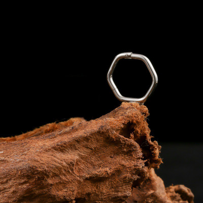 Inel piercing nas Inel piercing septum naz Otel titan albina Nariz Piercing ureche Cartilage Tragus Goth Piercing Nez Cuff