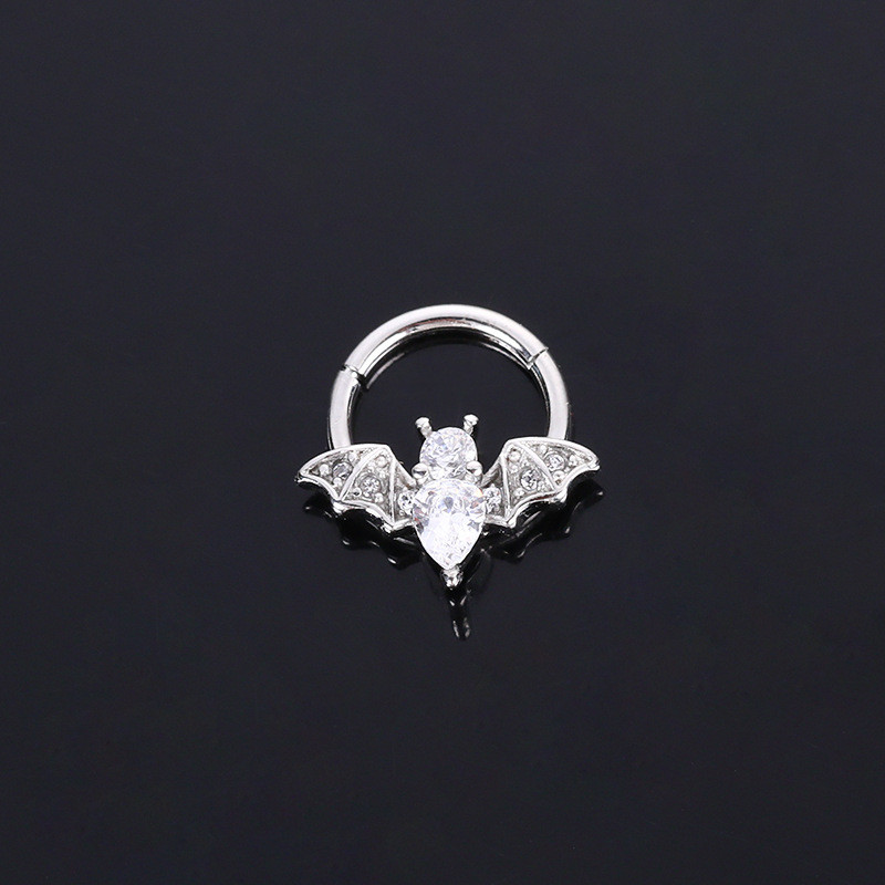 Inel piercing nas Inel piercing septum naz Otel titan albina Nariz Piercing ureche Cartilage Tragus Goth Piercing Nez Cuff