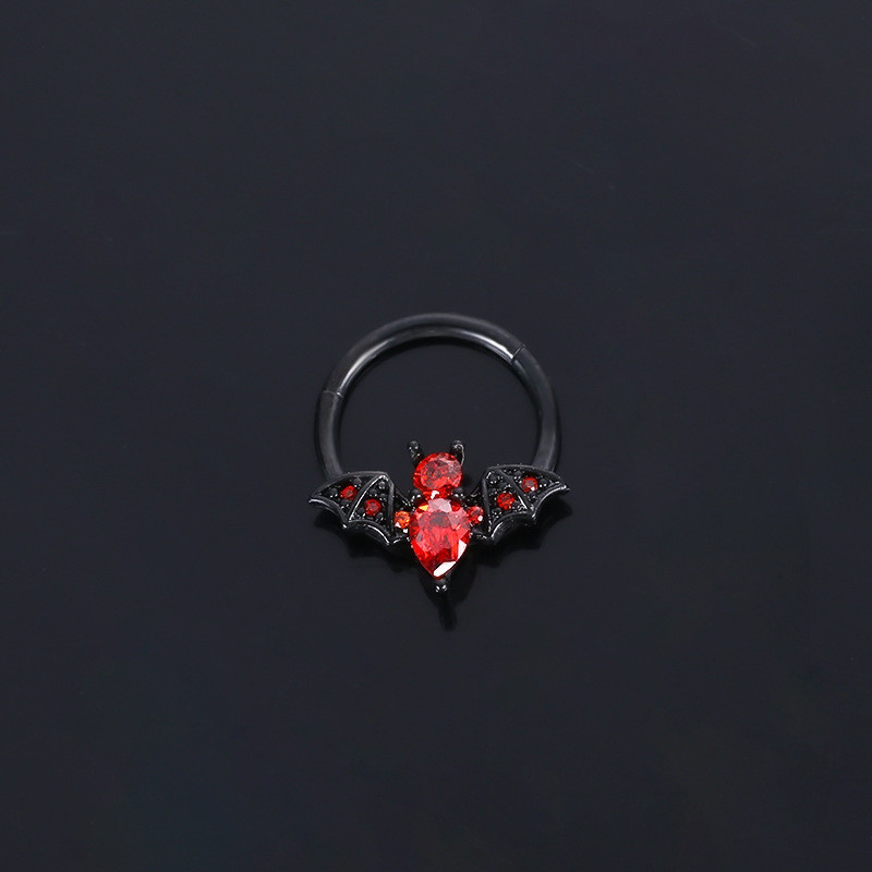 Inel piercing nas Inel piercing septum naz Otel titan albina Nariz Piercing ureche Cartilage Tragus Goth Piercing Nez Cuff