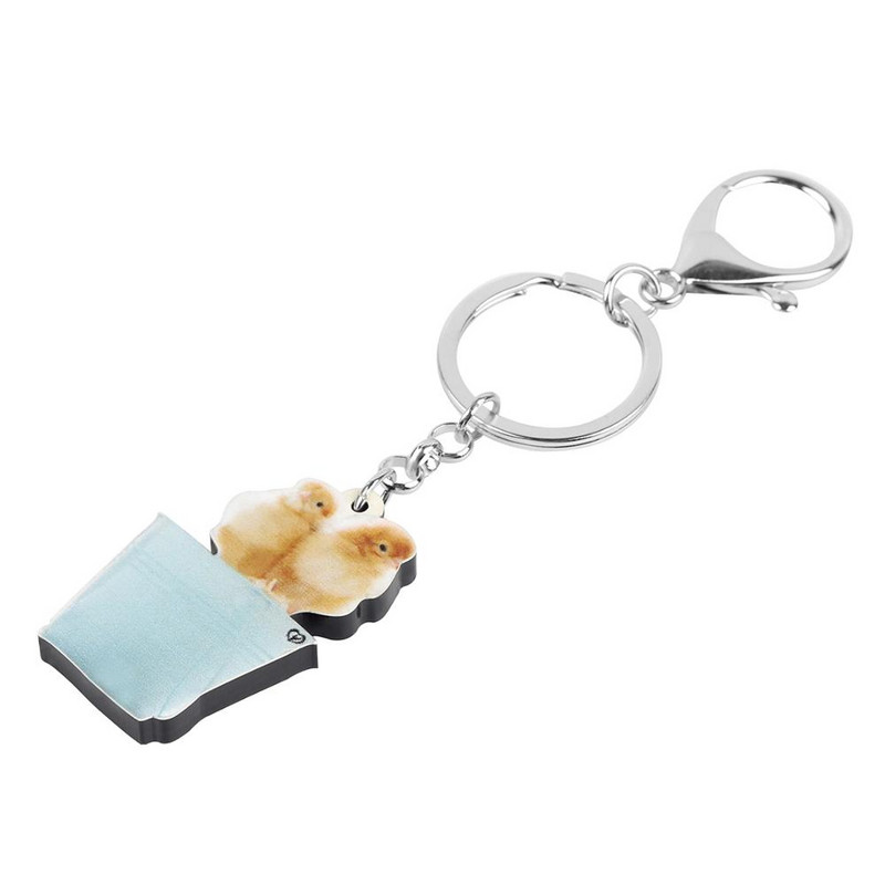 Breloc Newei acrilic pui pui Breloc breloc BigLovely Animal breloc bijuterii pentru femei copil fetiță noutate cadou de aniversare