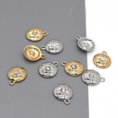 5 bucăți strălucitoare, geometrice, circulare, hexagramă, cercei, din aliaj, cu strasuri, cercei pentru femei, pandantiv, accesoriu de bijuterii