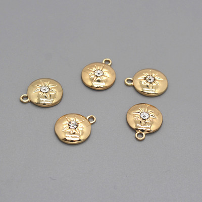 5 bucăți strălucitoare, geometrice, circulare, hexagramă, cercei, din aliaj, cu strasuri, cercei pentru femei, pandantiv, accesoriu de bijuterii